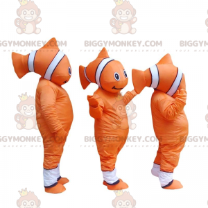 Costume da mascotte BIGGYMONKEY™ di Nemo. Costume da pesce