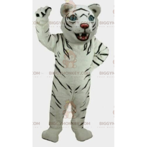 BIGGYMONKEY™ Costume da mascotte gatto tigre. Costume da tigre