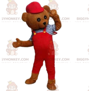 BIGGYMONKEY™ mascottekostuum teddybeerkostuum. Kostuum bruine