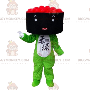 BIGGYMONKEY™ maskotdräkt sushi maki kostym. Japansk matdräkt -