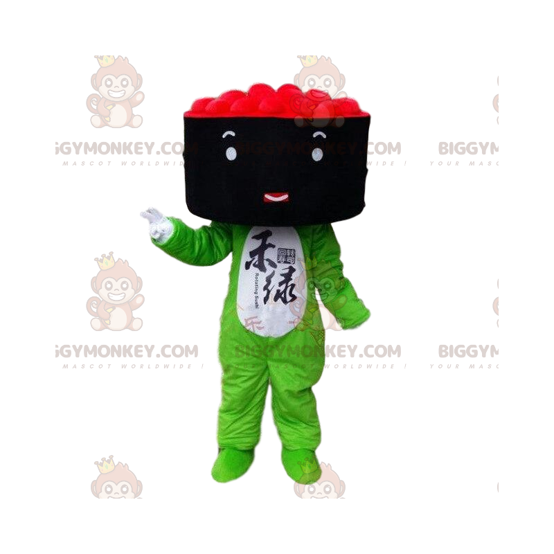 Costume da mascotte BIGGYMONKEY™ costume da sushi maki. Costume