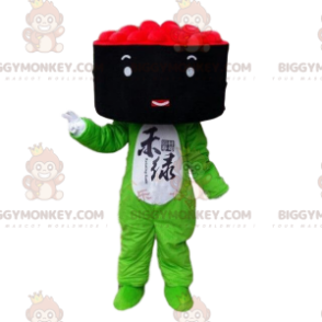 BIGGYMONKEY™ mascot costume sushi maki costume. Japanese food