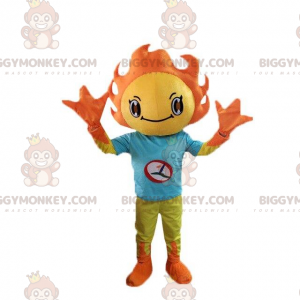 BIGGYMONKEY™ costume da mascotte costume da sole giallo e