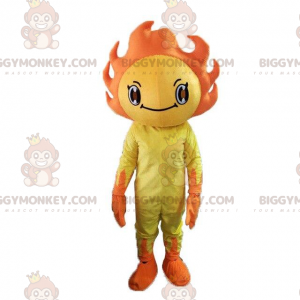 Kostium maskotki BIGGYMONKEY™ żółty i pomarańczowy kostium