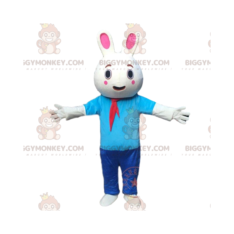 BIGGYMONKEY™ mascot costume plump bunny costume dressed in