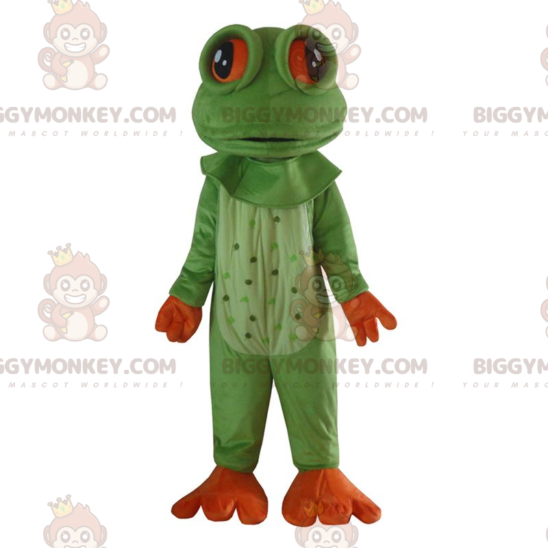 BIGGYMONKEY™ Frøkostume Maskotkostume. Frøkostume, tudse -