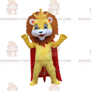 Disfraz de mascota BIGGYMONKEY™ disfraz de rey león. traje de