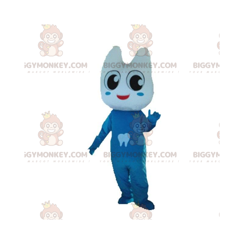 Costume de mascotte BIGGYMONKEY™ costume dent géante habillée