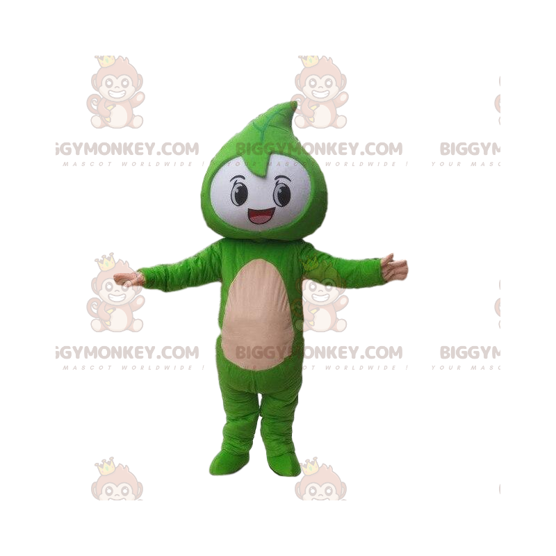 BIGGYMONKEY™ maskot kostume grøn karakter kostume. BIGGYMONKEY™