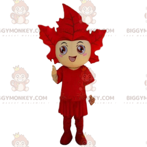 BIGGYMONKEY™ Costume da mascotte Vestito operato da foglia