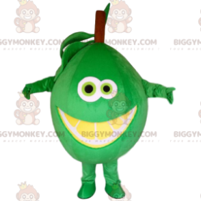 BIGGYMONKEY™ mascot costume giant lime disguise. Smiling lemon