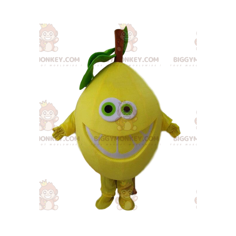 Costume de mascotte BIGGYMONKEY™ déguisement citron jaune