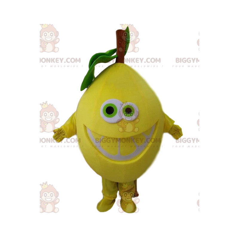 Disfraz de mascota BIGGYMONKEY™ disfraz de limón amarillo