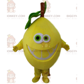 BIGGYMONKEY™ mascot costume giant yellow lemon disguise.