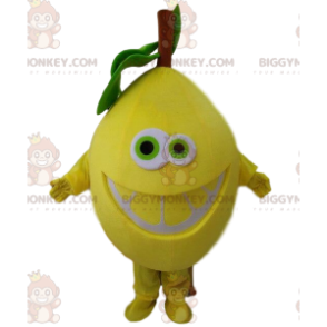 Traje de mascote BIGGYMONKEY™ disfarce de limão amarelo