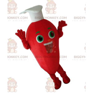 BIGGYMONKEY™ Costume da mascotte peperoncino gigante. Costume