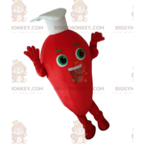 BIGGYMONKEY™ Giant Chili Pepper Mascot Costume. Giant chili