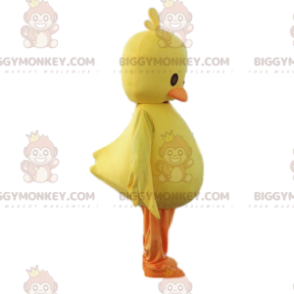 Costume de mascotte BIGGYMONKEY™ poussin jaune. Déguisement de