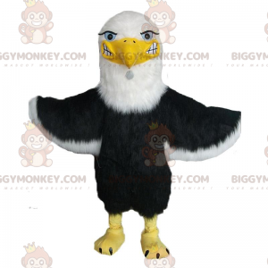 Costume de mascotte BIGGYMONKEY™ aigle royal, marron et blanc.