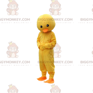 Gul och orange chick BIGGYMONKEY™ maskotdräkt. kanarie kostym -