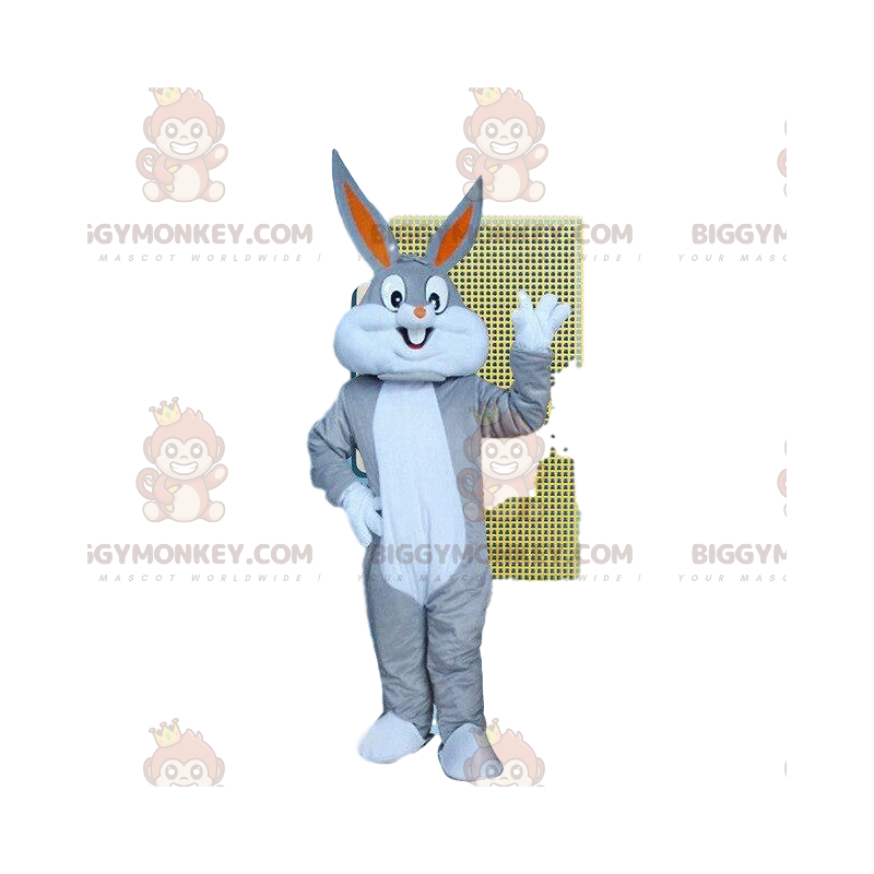 BIGGYMONKEY™ Bugs Bunny mascot costume, famous bunny from the