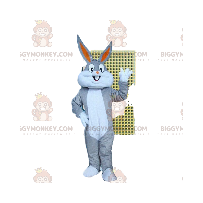 BIGGYMONKEY™ Bugs Bunny mascottekostuum, beroemd konijntje uit