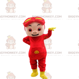 BIGGYMONKEY™-mascottekostuum voor babyvarken. Varken kostuum.