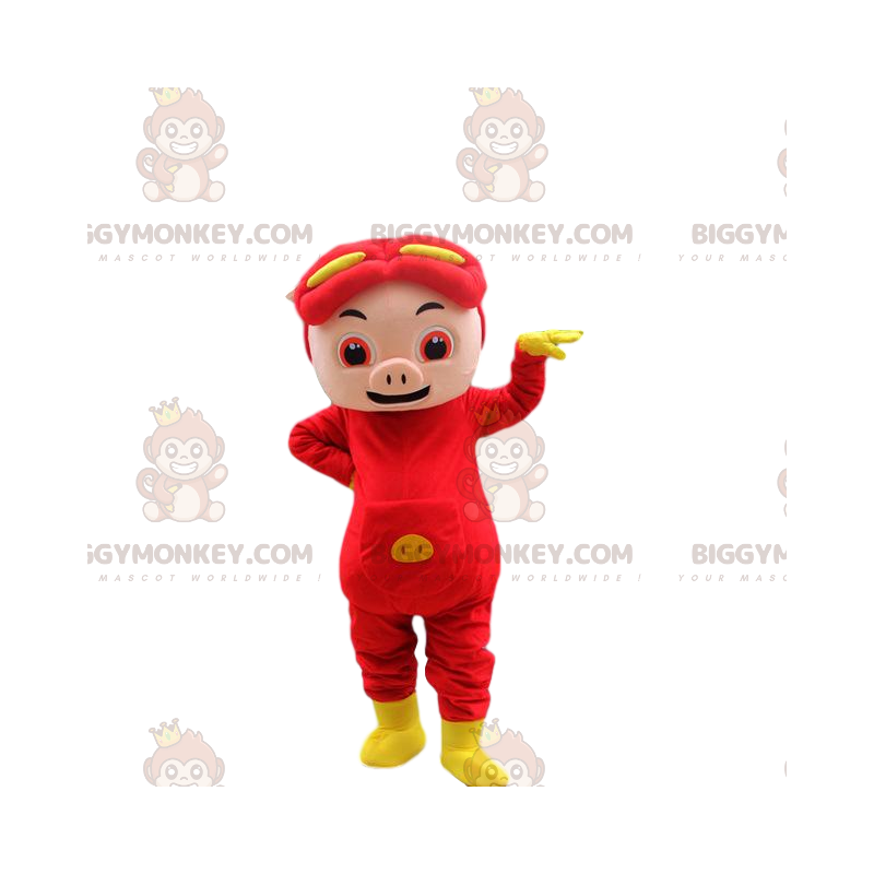 Baby gris BIGGYMONKEY™ maskot kostume. Grise kostume. Baby