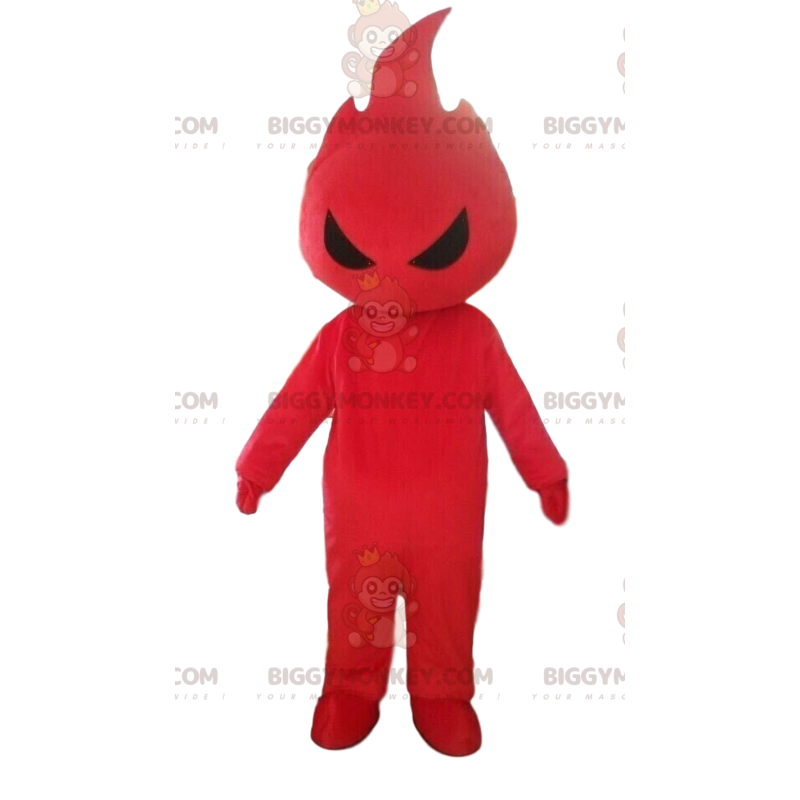 Costume de mascotte BIGGYMONKEY™ flamme rouge, costume de