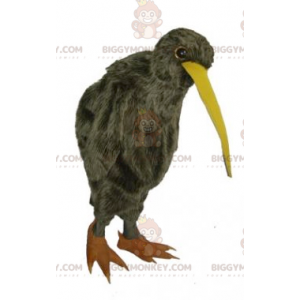 Brun langnæbbet Curlew Bird BIGGYMONKEY™ maskotkostume -