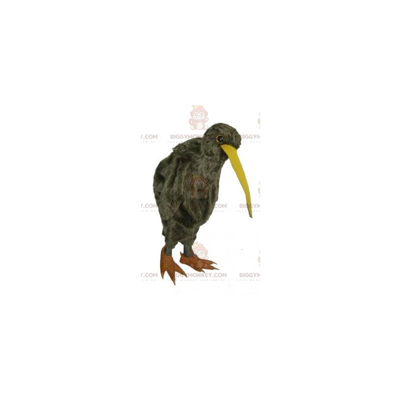 Brun langnæbbet Curlew Bird BIGGYMONKEY™ maskotkostume -