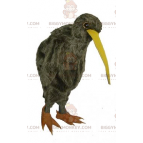 Kostým maskota hnědého kudrnatého ptáka BIGGYMONKEY™ –