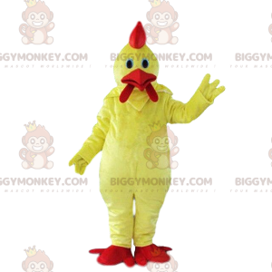 Chicken BIGGYMONKEY™ maskotdräkt, hönskostym, fågeldräkt -