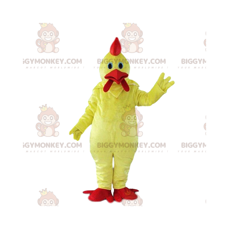 Huhn BIGGYMONKEY™ Maskottchenkostüm, Hühnerkostüm, Vogelkostüm
