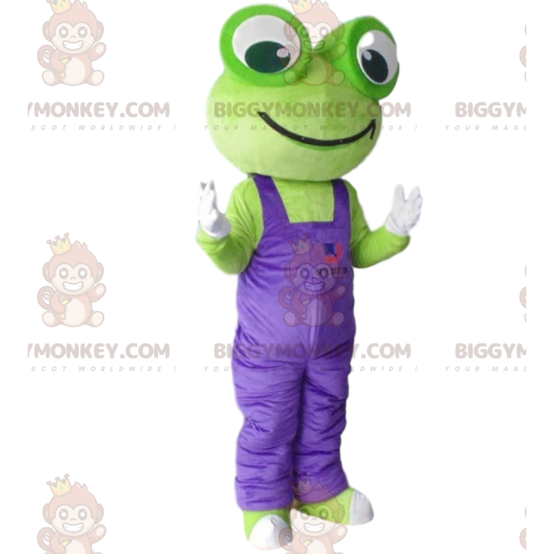 Costume da mascotte rana divertente BIGGYMONKEY™, costume da