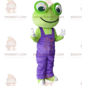 Funny frog BIGGYMONKEY™ mascot costume, funny frog costume –