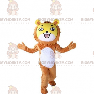 Costume da mascotte Leone BIGGYMONKEY™, costume da cucciolo di