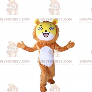 Kostým maskota lva BIGGYMONKEY™, kostým lva, maškarní šaty