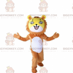 Στολή μασκότ Lion BIGGYMONKEY™, στολή λιονταριού, φανταχτερό