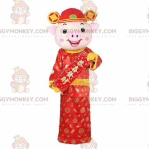 Costume de mascotte BIGGYMONKEY™ signe chinois, déguisement de