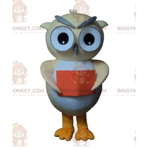Fantasia de mascote Big Eyed Owl BIGGYMONKEY™, Fantasia de