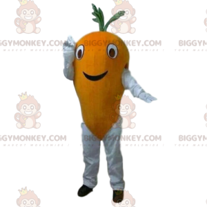 Στολή μασκότ καρότου BIGGYMONKEY™, στολή καρότου, φανταχτερό