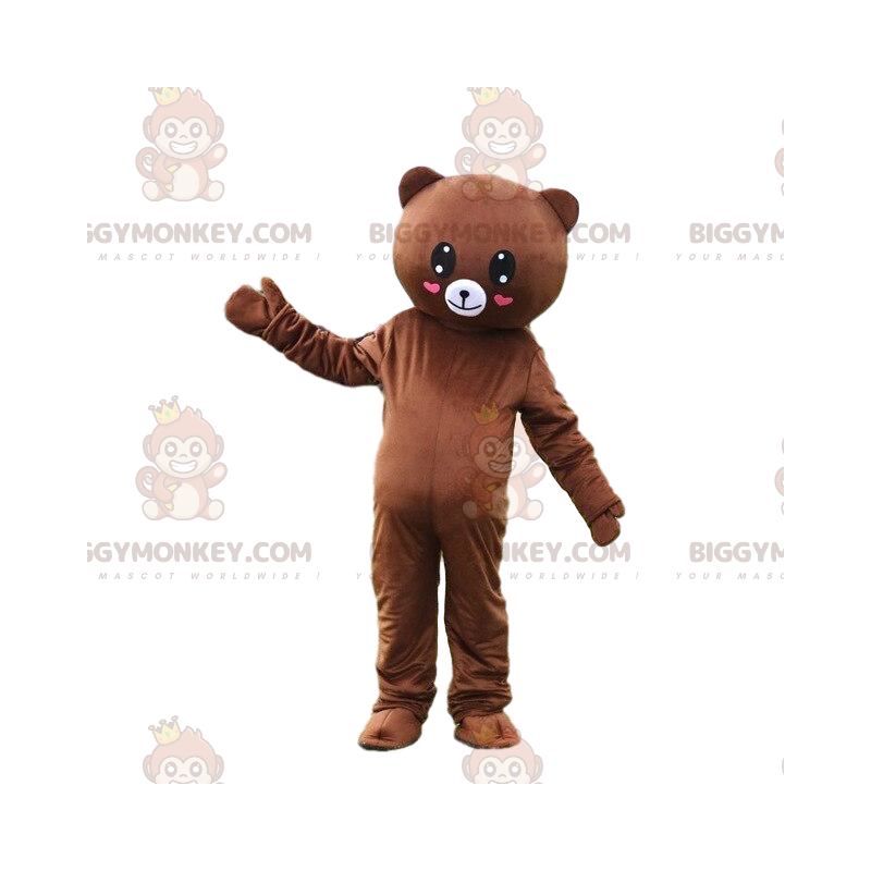 BIGGYMONKEY™ romantický kostým maskota medvídka, romantický