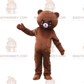 BIGGYMONKEY™ romantic teddy bear mascot costume, romantic