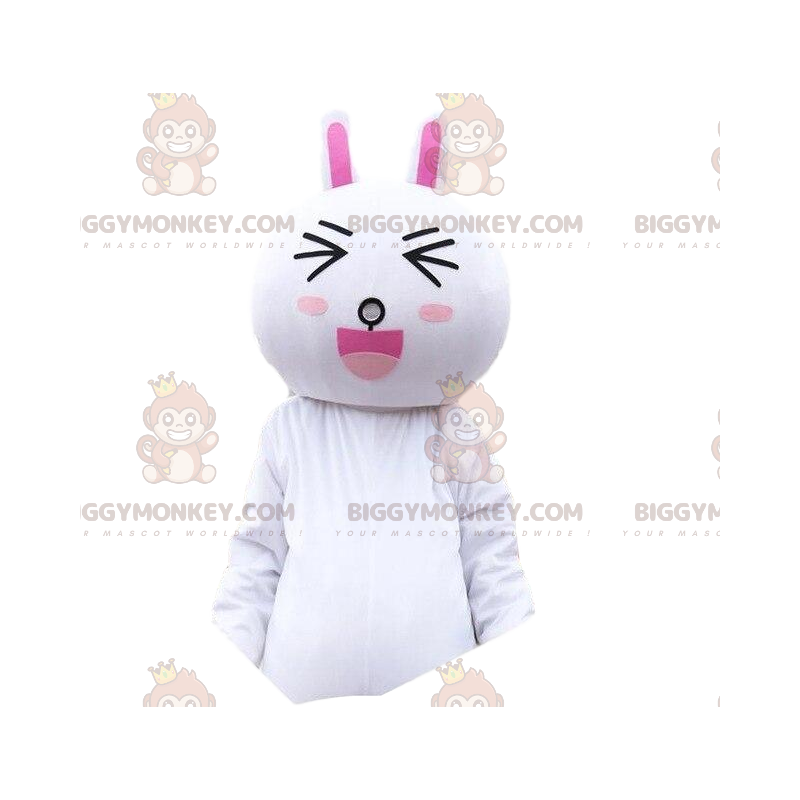 Bunny Costume, Plys Bunny BIGGYMONKEY™ maskotkostume. Tøjdyr -