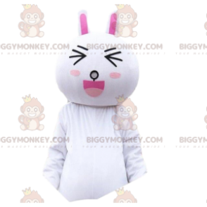 Bunny Costume, Plys Bunny BIGGYMONKEY™ maskotkostume. Tøjdyr -