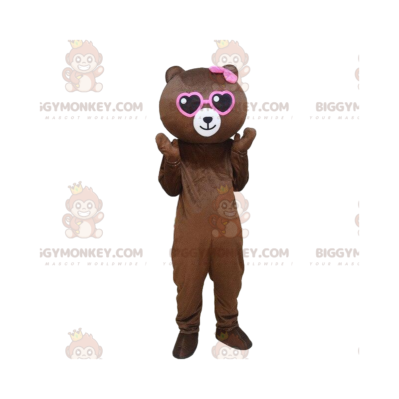 Costume da mascotte Teddy bear BIGGYMONKEY™, costume da orso