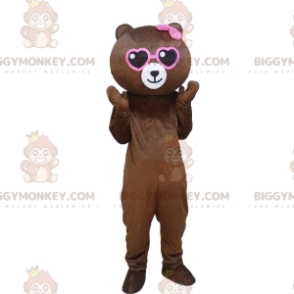 Costume de mascotte BIGGYMONKEY™ de nounours, costume d'ours