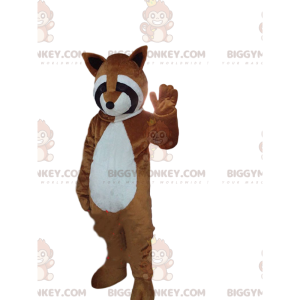 Costume de mascotte BIGGYMONKEY™ de raton laveur, costume de