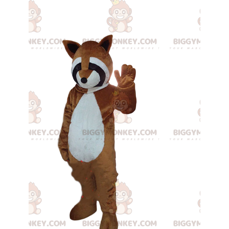 Mascotte kostuum Raccoon BIGGYMONKEY™, kostuum rode panda
